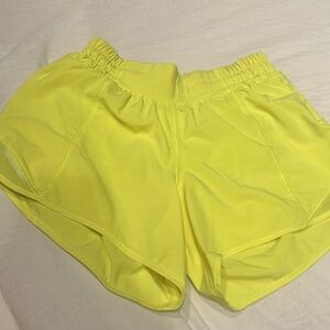 Size 4 Lululemon 4” hotty hot shorts